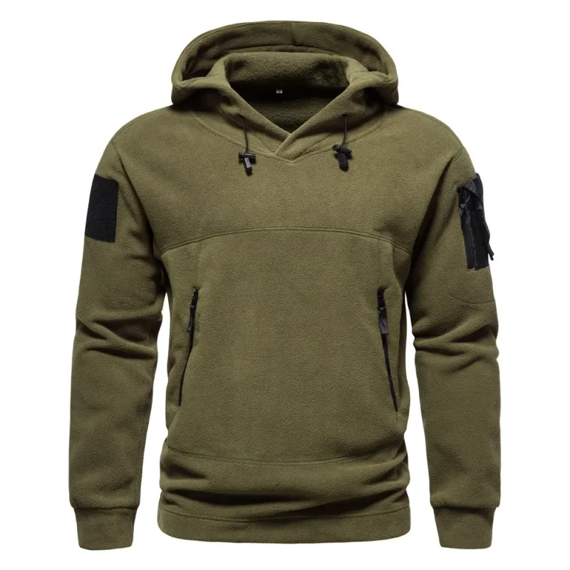 Hoodies for Man 2025 New Men's Tactical Outdoor Men's Hoodie Autumn Winter Thick Hooded Jacket Multifunctional Casual Sportswear