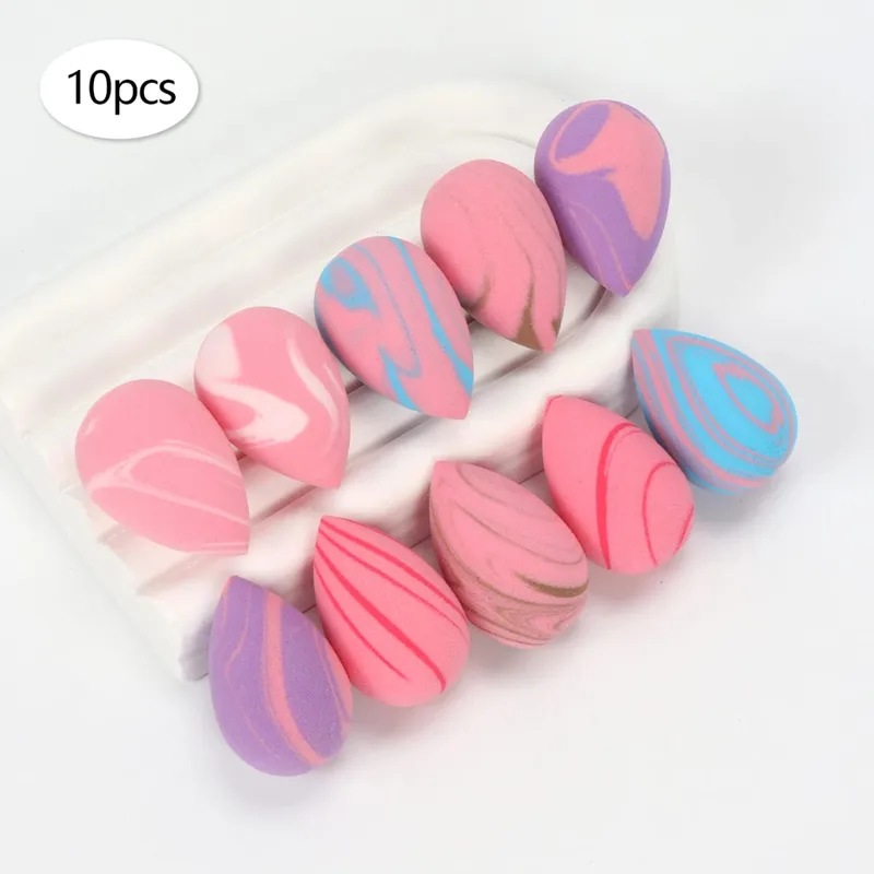 10/20/30/50/100Pcs Mini Makeup Sponge Set Dual-Use Wet/Dry Beauty & Blenders for All Skin Types