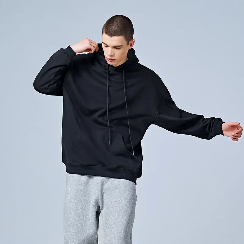 Mens Y2K Spider Print Hooded Streetwear Retro Clothing Loose Hip Hop Quirky Punk Sweatshirt Fashion Couple Sports Sweater