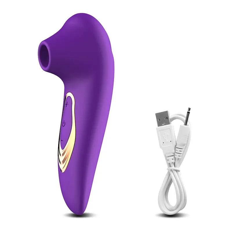 Clit Sucker Vibrator Vacuum Sucking Vibrating Clitoris Nipples Stimulator Female Masturbator Adult Goods Sex Toy for Women