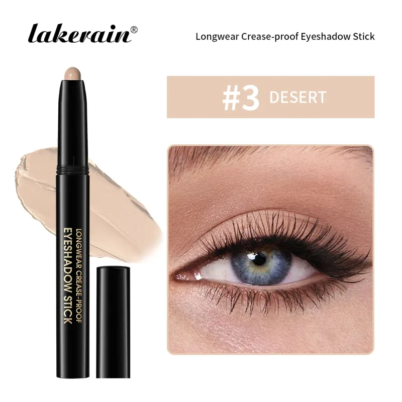 Eyeshadow Liner Sticks Matte & Shimmer Waterproof Metallic Glitter Eye Shadow Highlighter Pencil Eyeshadow Natural Cosmetics