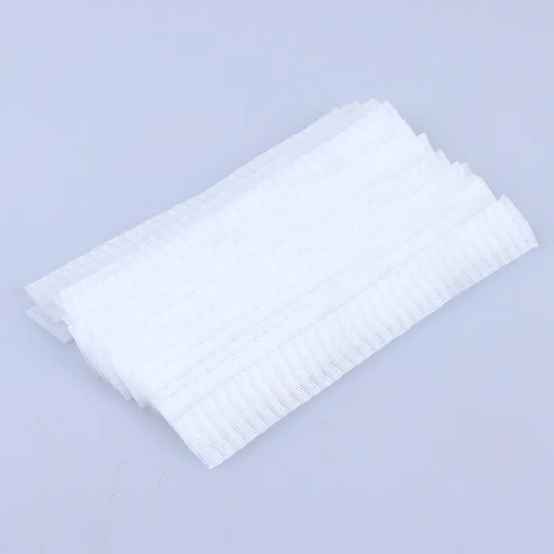 【M】20Pcs Mesh Flexible Net Protectors Cover Sheath Beauty White Cosmetic Make Up Brushes Guards Convenient Tool