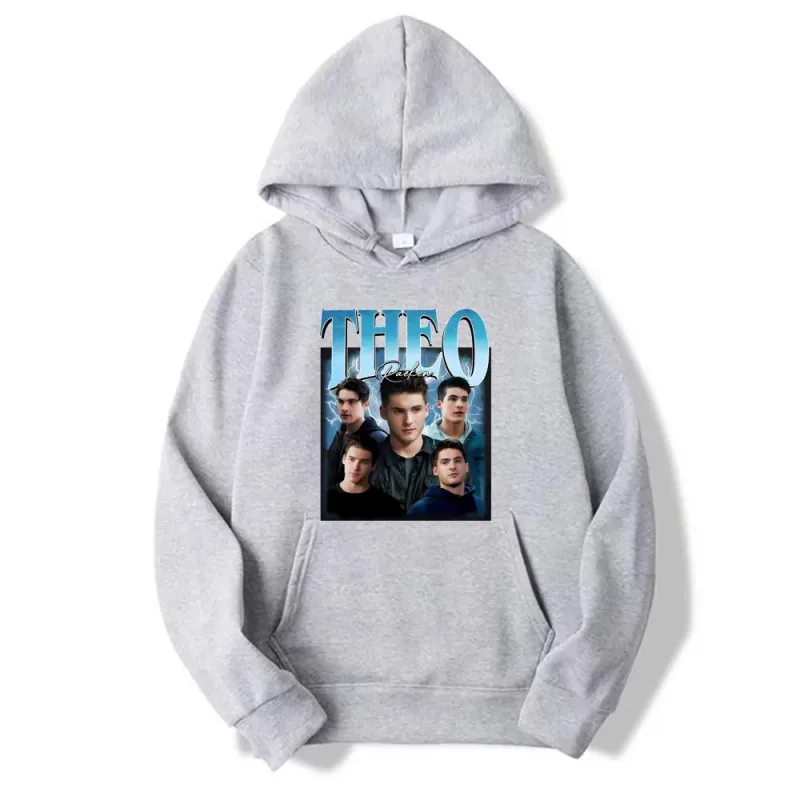 Theo Raeken Vintage 90s Teen Wolf Fan Print Sweatshirts Men Women Harajuku Vintage Pullover Long Sleeve Casual Oversized Hoodies