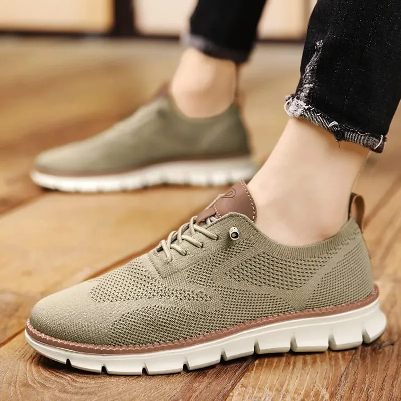 Stylish Oxfords Fashion Formal Business Urban Breathable Shoes for Male Non Slip Dress Sneakers for Man Men Casual Shoes Breeze