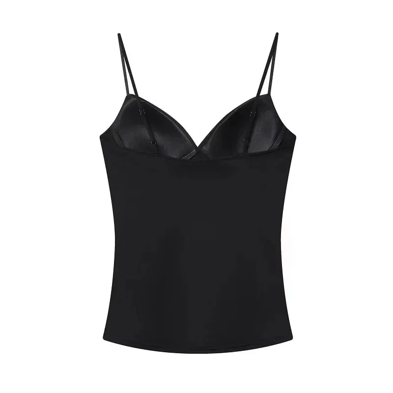Sexy Corset Top Women Backless Bra Crop Top Woman Tanks & Camis Slip Tops for Women Sleeveless Bustier Tops Women Camisole