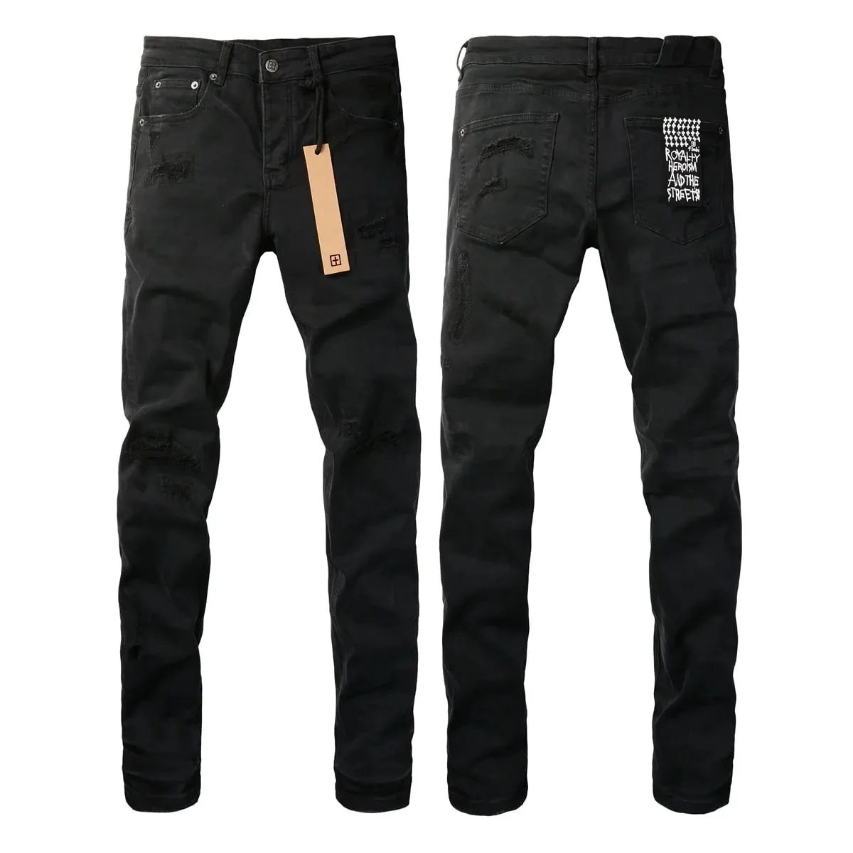 2026 New Arriva Men's Premium White Skinny Jeans Clean Fit Denim Pants High Street Fashion Trousers