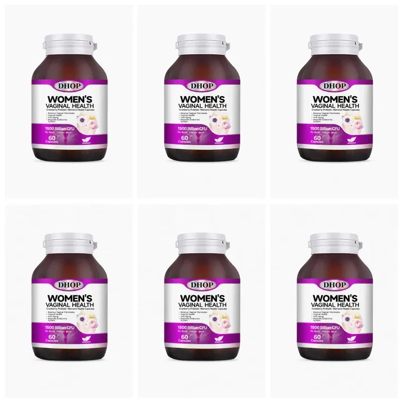 Women Vaginal Health Capsules 60 Count with Multivitamin Probiotic Blend — Support Urinary System Wellness & Balanced Microbiota