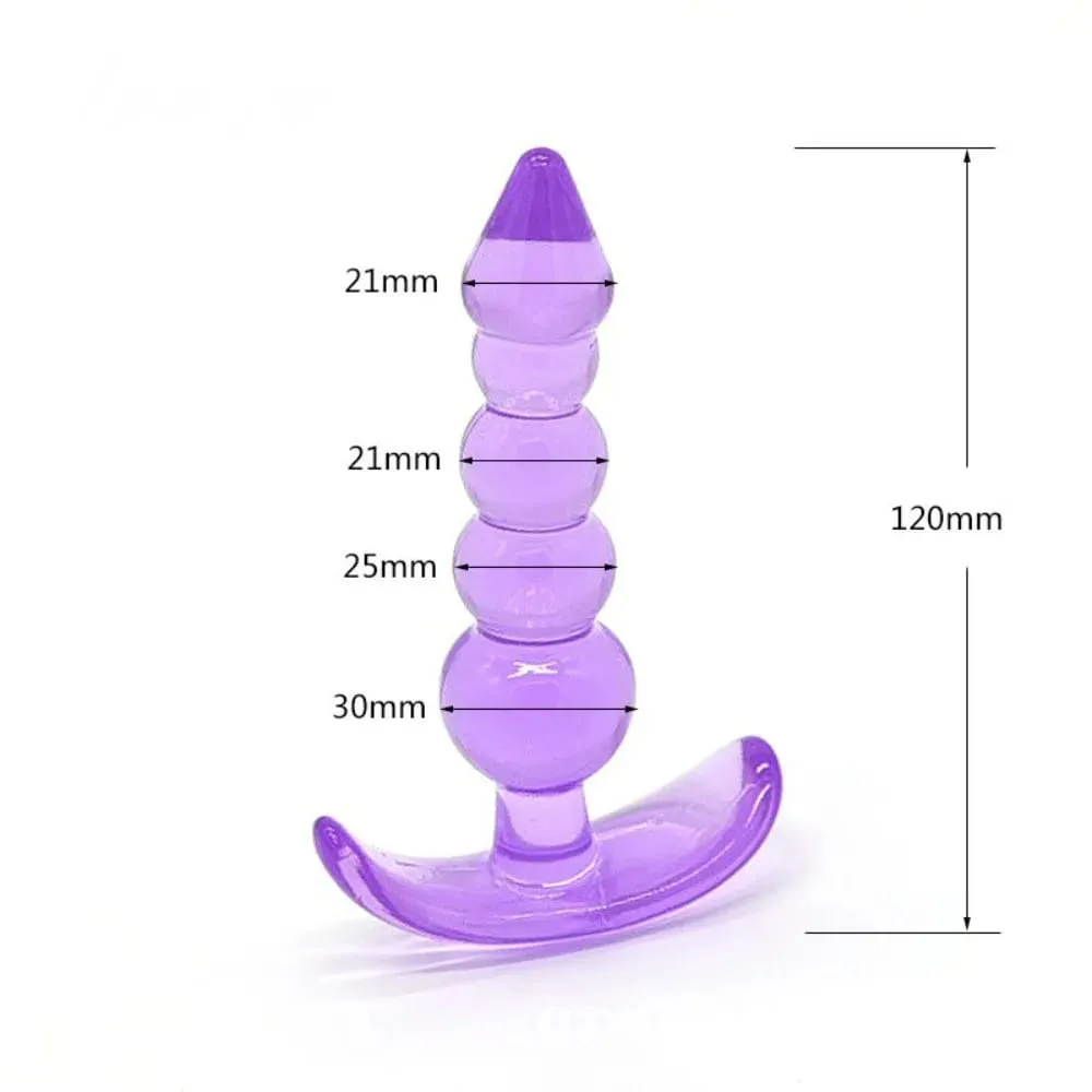 Silicone Anal Plug Butt Plugs Sex Toys for Women Men Gay Anal Beads Prostate Massager Dilator Trainer Anus Stimulation Adult 18+