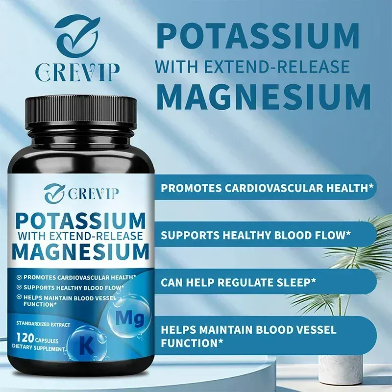 Kalium Magnesium - Förbättra sömnkvaliteten Minskar trötthet och huvudvärk gynnar ben- och hjärthälsa Immunsystemet