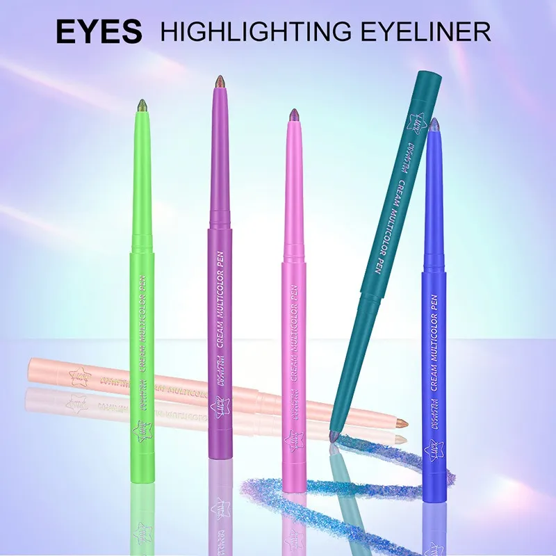 Chameleon Eyeliner Stick Pen Glitter Eyes Shadow Waterproof Shimmer Eye Liner Pen Shiny High-gloss Cosmetics Beauty Make Up