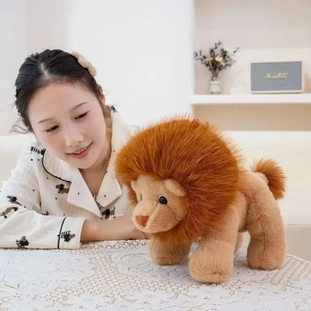 New Design Soft Lion Animal Pillow Emotional Support Cute 15.8inch