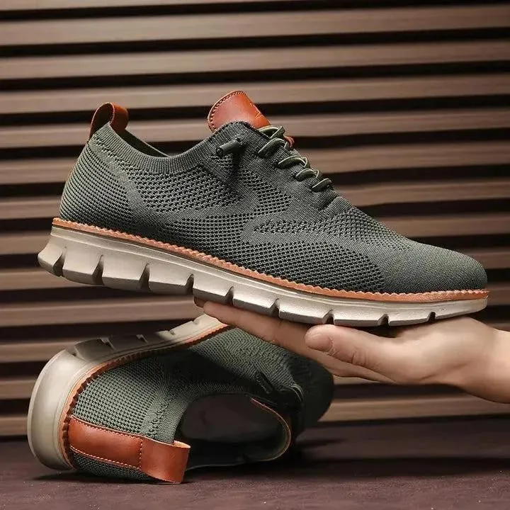 New Men's Lightweight Loafers - Breathable mesh fabric Casual Shoes Laces Comfortable Big Size Men Footwear Custom Casual Shoes