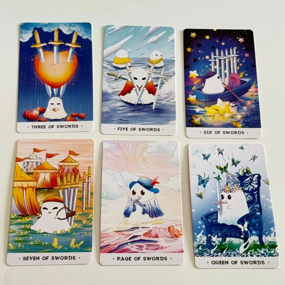Orchid Valley Tarot cards Cartoon Tarot for Spiritual Guidance & Moonlit Ghosts Insights