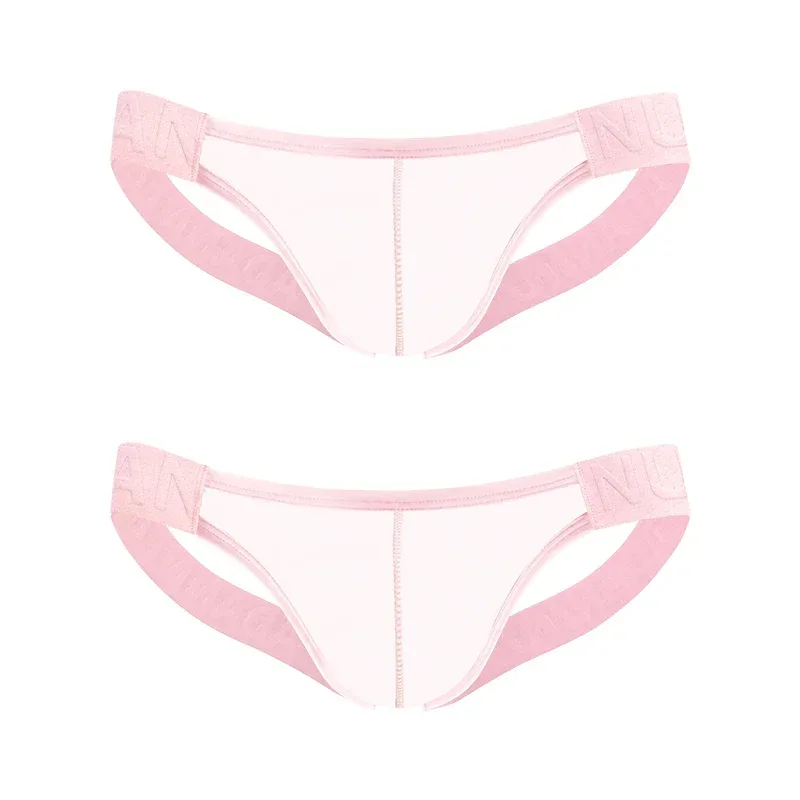 Trendy Men's Thong Comfortable Passionate Fitness Underwear Show Buttocks Personality Transparent Men Summer Triangle Brief