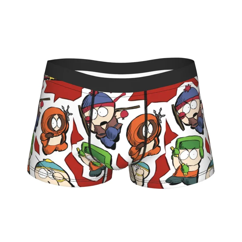 Man Souths Parked Kenny Cartoon Boxers HumorousGift Underwear Boxer Briefs
