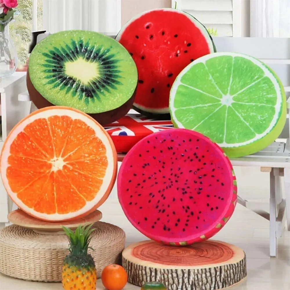 Kindergarten Comfortable Garden Dining Outdoor Funny Seat Pads Round Pillow Chair Cushions Fruit Seat Pads