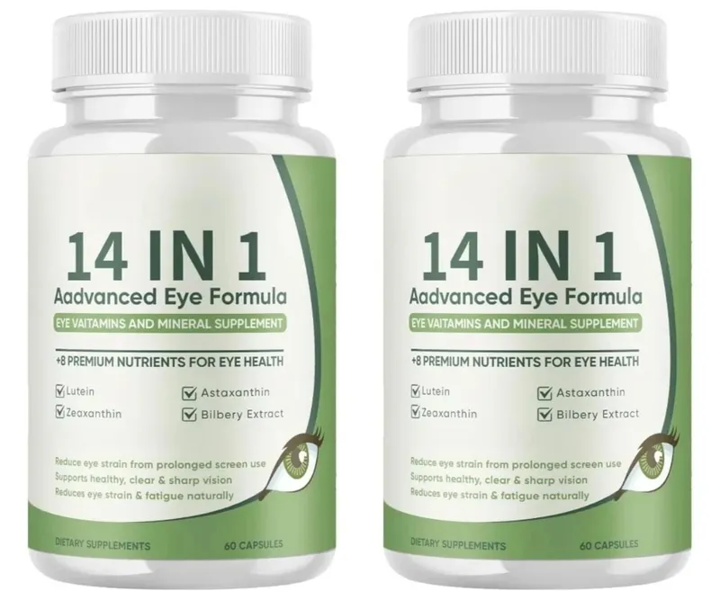60 Count Eye Health Capsules with Lutein Zeaxanthin Daily Visual Comfort Support Eye Nutrition Supplement