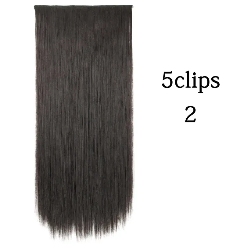 Tổng Hợp 22 32 Inch 5 Kẹp Tóc Chịu Nhiệt Giả Bộ Tóc Giả Dài Lượn Sóng Kiểu Tóc Kẹp Trong Tóc