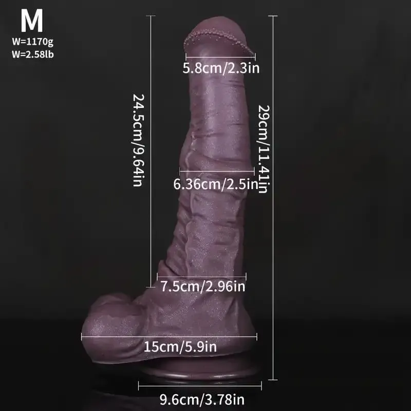 Extra Large Horse Dildo 3.2'' Diameter Monster Big Dildos With Suction Cup For Anal Animal Fantasy Sex Toys For Women Men Gay 18