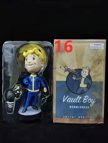 Anime Bobblehead Cute Vault Boy Full Set Action Figure Toys Collection Model Doll Desktop Ornament Display Boy Gifts