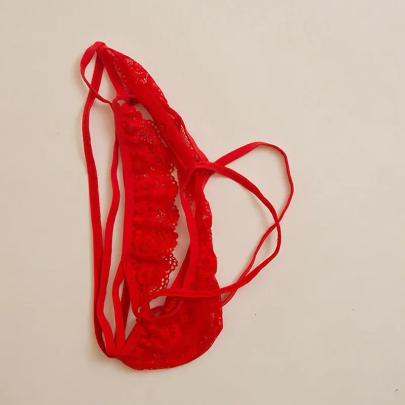 Men Sexy G-String Underwear Sexy Tоy Mens See Through For Lingerie Lace Femboy Bulge Pouch Low Rise Thong Summer Men's Panties