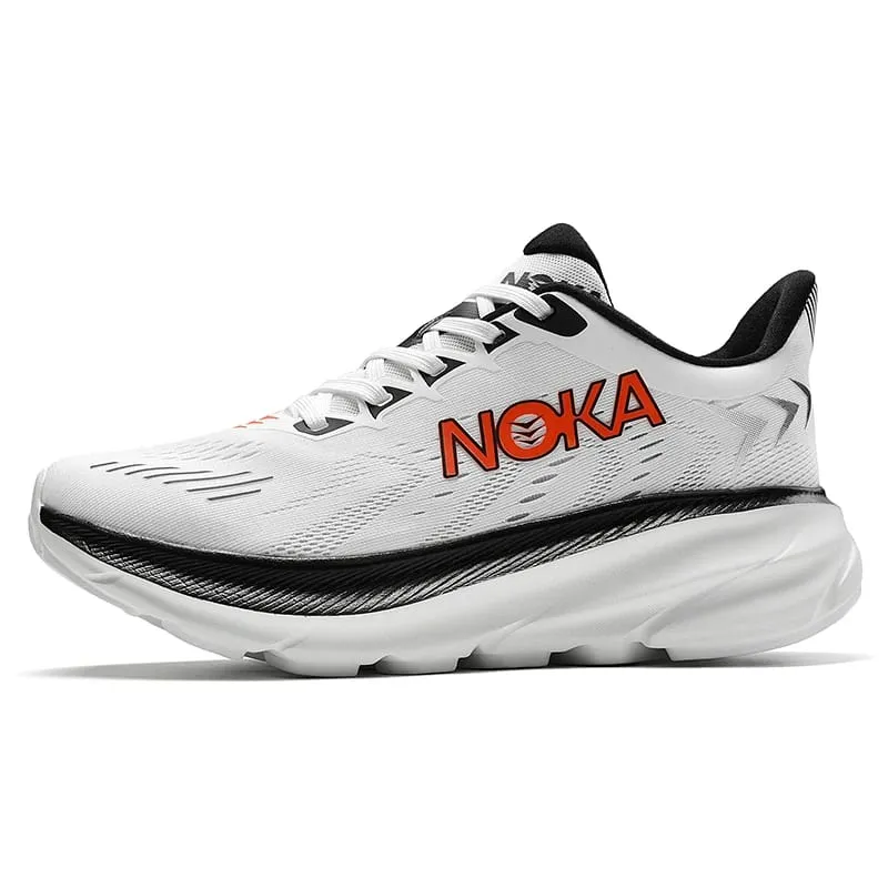 Men's Running Shoes Jogging Breathable Mesh Cushioning Non-Slip Outdoor Luxury shoes Couple Trainer Race Sneakers Off-road Shoes