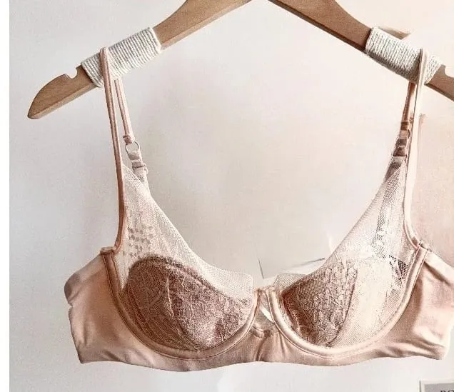 Women Lace Bra Panty Set Soft Underwire Thin Cup Push‑Up Support Intimates Lingerie Suit For Small Bust 32‑38 Fashion Underwear