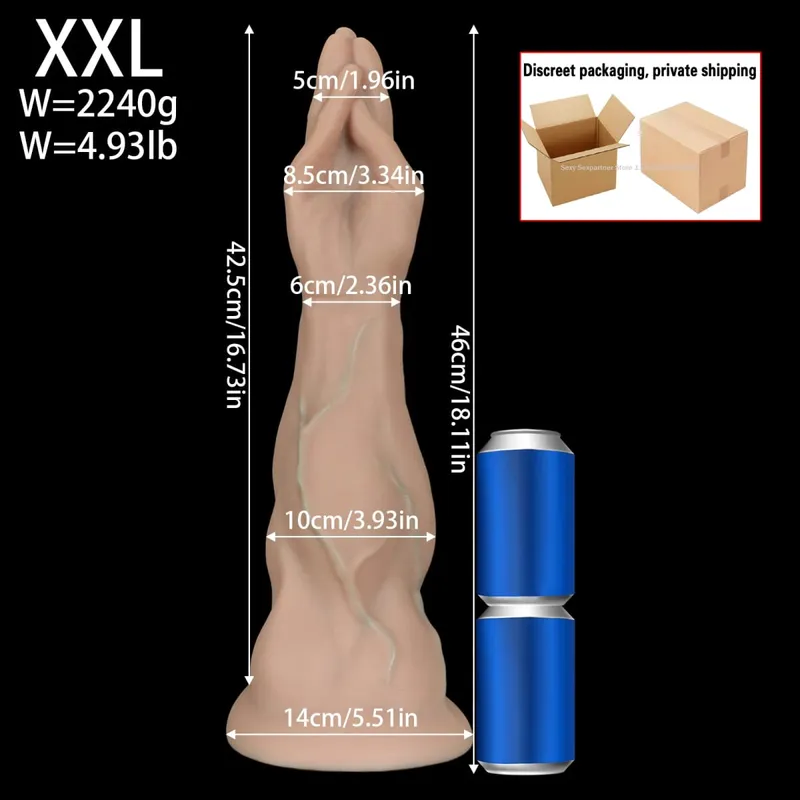 Huge Silicone Foot Butt Plug Thick Leg Dildo Large Anal Plug Anal Expander Masturbator Anus Dilator Sex Toys Adult Toy Sex Shop