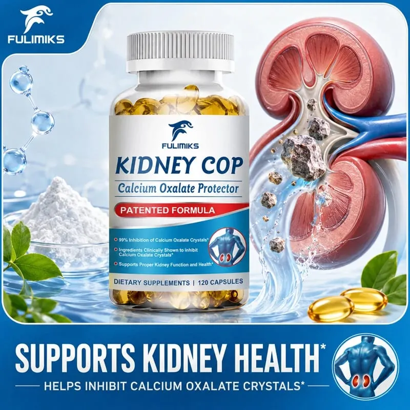 Advanced Kidney Care Capsules with Citric Acid & Vitamin B6 Supports Crystal Reduction Kidney & Urinary Health