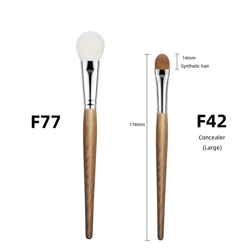 Natural Hair Blush Brush Face Highlighter Shadow Makeup Brushes Natural Goat Hairs Bronzer Pro Essential Cosmetic Tools