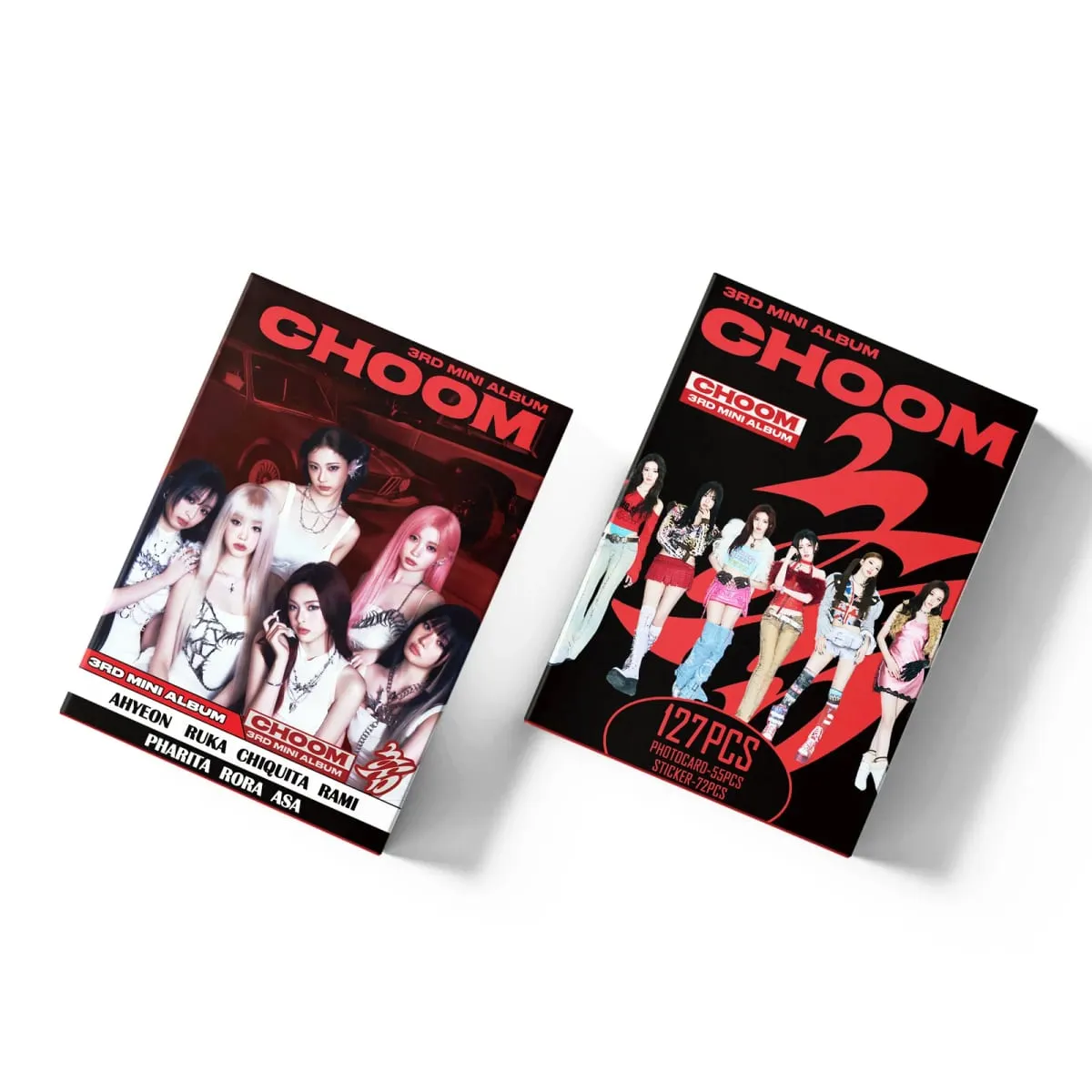 127PCS BM CHOOM Photocards Lomo Cards Set Photocards Photo Lomo Cards Fans Collection Printed Cards