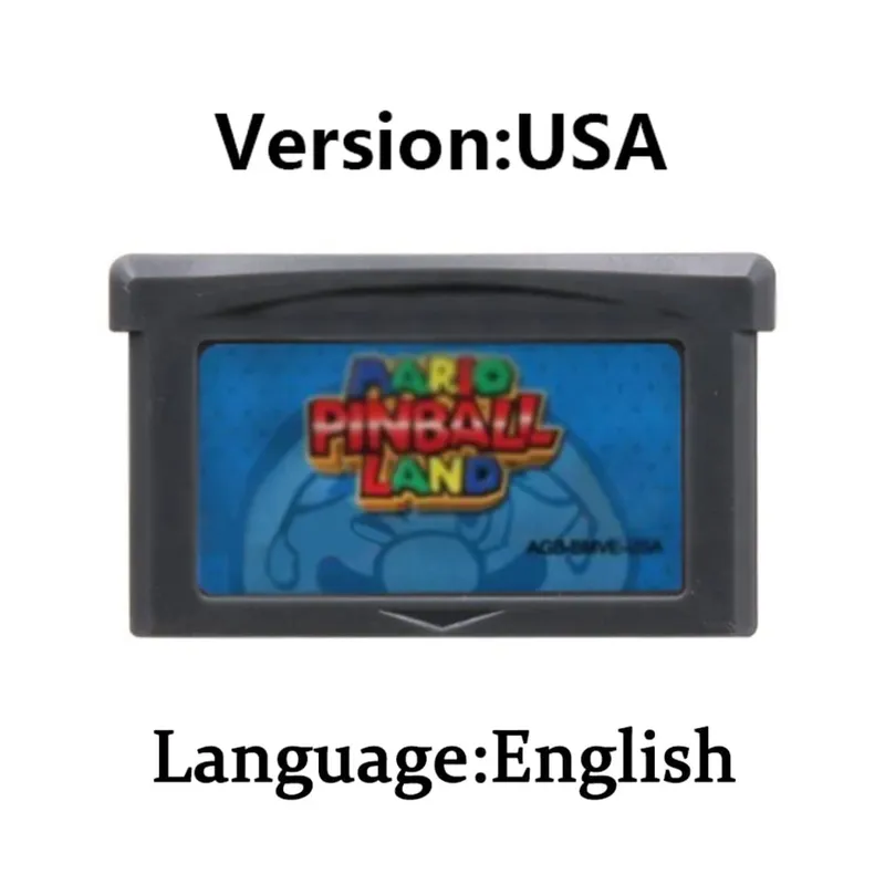 Wari0 32 Bit GBA Game Cartridge Kart Game Card Series EUR USA Version Video Game Card For GBA Portable Game Console