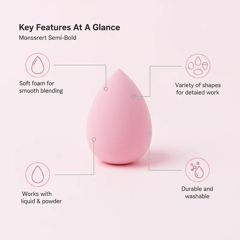 14Pcs Women's Makeup Sponge Set Cosmetic Blender Beauty Egg Foundation Puff Powder Puffs Make up Accessories for Beauty Tools