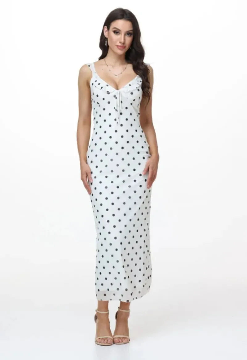 FL New Summer Flower Printed Women's Sexy Low-cut Dress Sleeveless Backless Slim Sling Dresses 2025 Beach Vacation Lady Vestidos