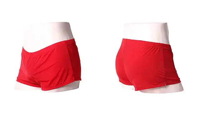 Panlalaking Kasuotang Panlalaki Ice Silk Boxer Shorts homme Solid Mid-rised U Convex Pouch Underpants Cueca Panlalaking Arrow Pants Plus Size M-XXL