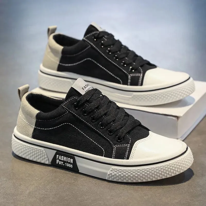 2026 männer Leinwand Schuhe Outdoor Mode Skateboard Schuhe für Männer Comfor Rutschfeste Casual Turnschuhe Atmungsaktive Männer Wanderschuhe