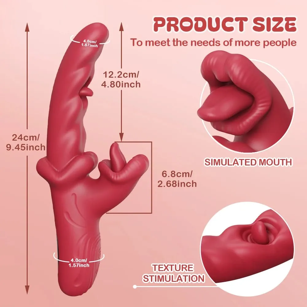 New Style Tongue Licking Vibrator for Women Clitoris Stimulator Dildo Vibrator Powerful Vagina Vibrator Vibration Sexy Adult