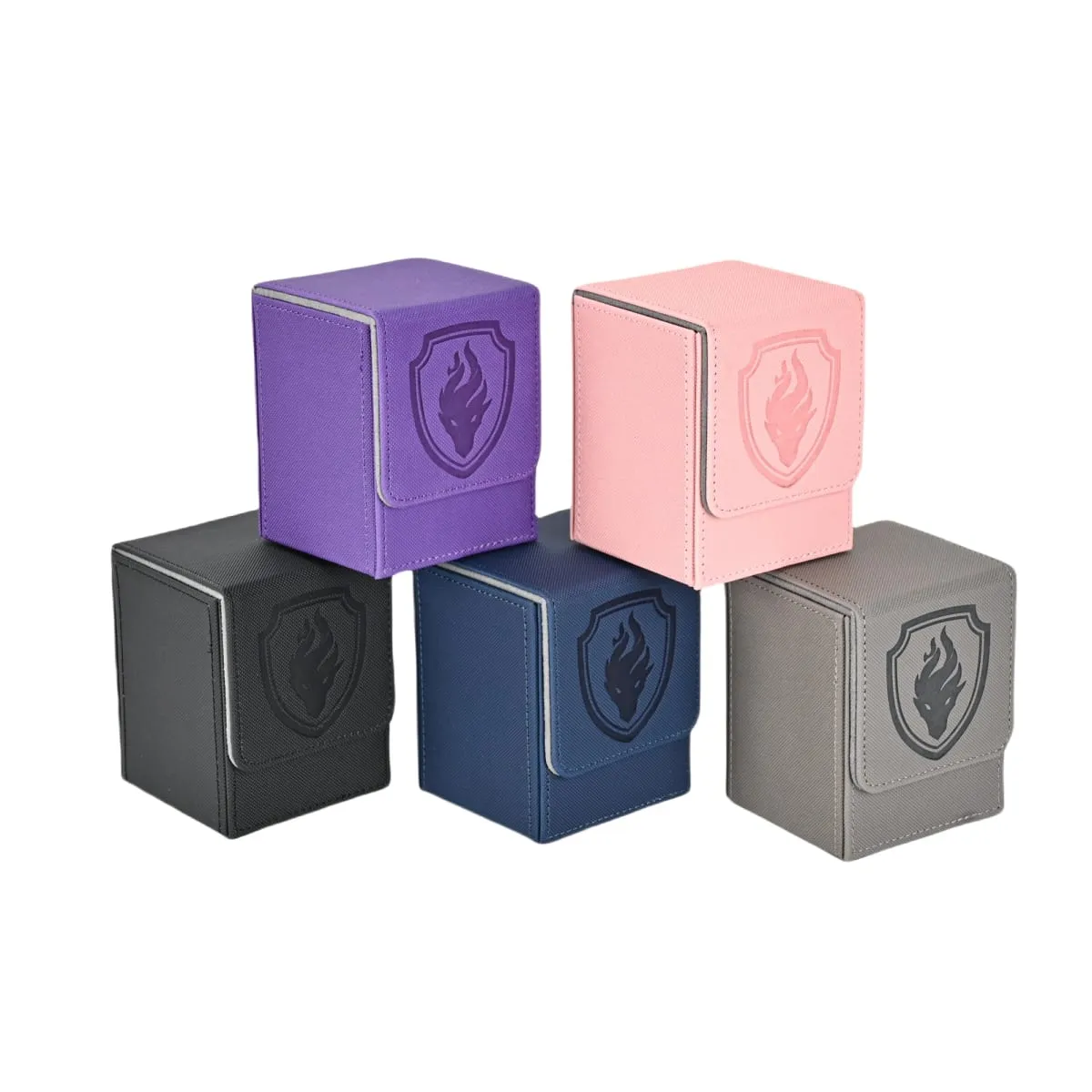 Premium Magnetic Card Deck Box - Ασφαλής βιτρίνα για 110+ κάρτες Παράθυρο οθόνης με ανθεκτικό συνθετικό δέρμα Ιδανικό για Sport Game Car