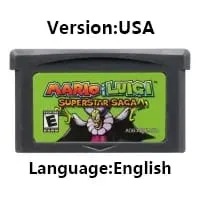 GBA Video Game Cartridge Console Card dDonkey Kong Mario Wario Series Kart Party for GBASP