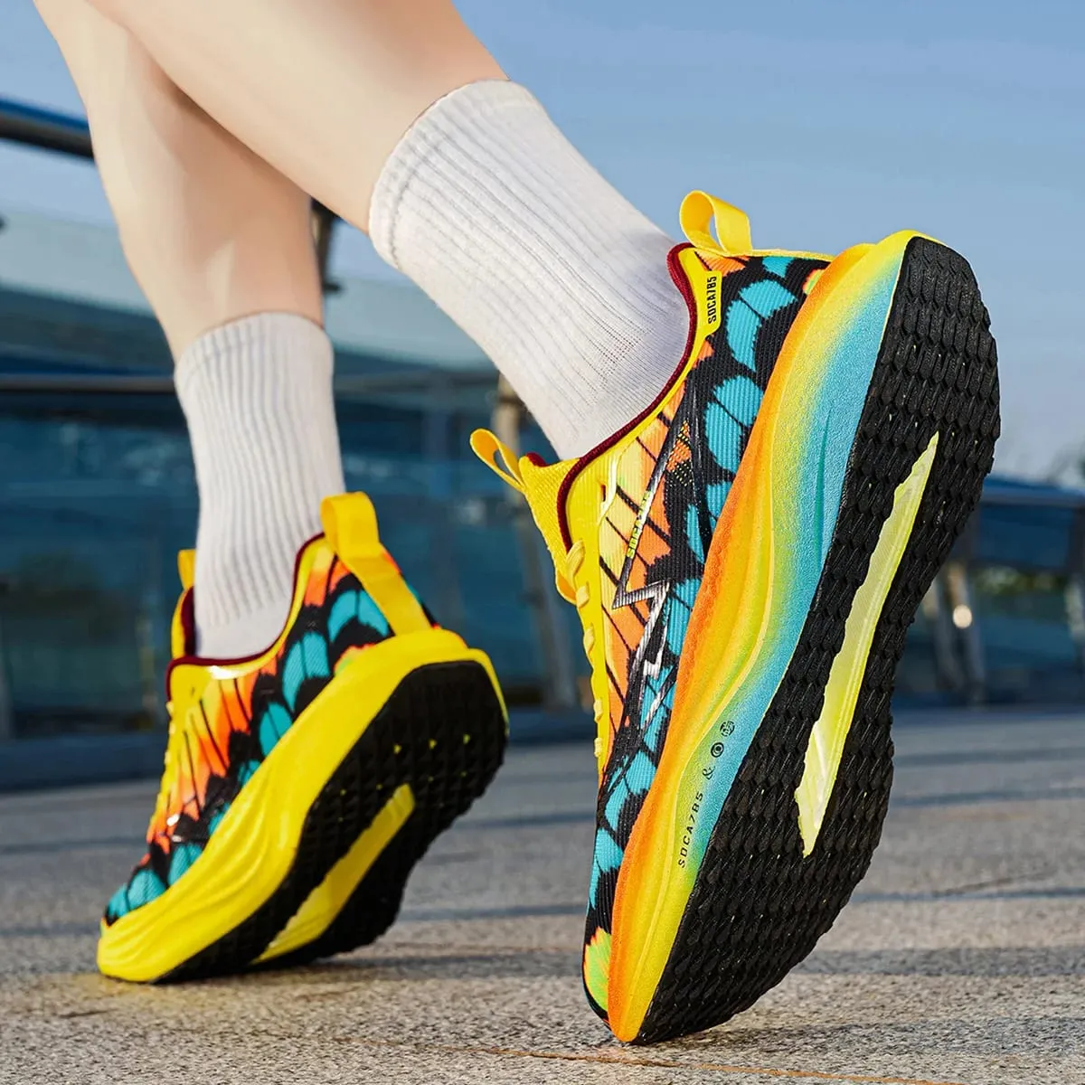 Men Running Shoes Carbon Board Speciality Marathon Sports Breathable Lightweight Woman Comfortable Athletic Sneakers Golf Casual
