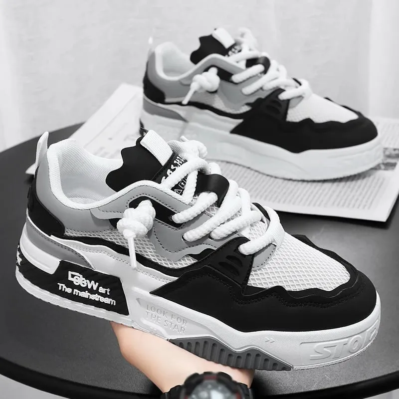 Breathable men's shoes casual skate shoes sports shoes daily fitness training outdoor hiking street walking. Unisex suitab
