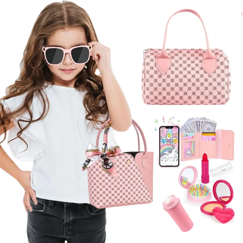 Little Girls Play Purse Kids Pretend Pla