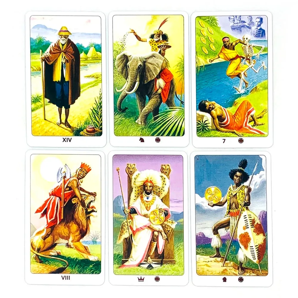 African American Tarot Cards 78 Tarot Deck Of Show A Beautiful and Happy Life Perfect For Divination & Gift Giving