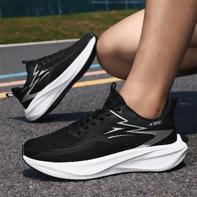 Men Marathon Running Shoes Carbon Board Speciality Sports Breathable Lightweight Women's Comfortable Athletic Outdoor Sneakers