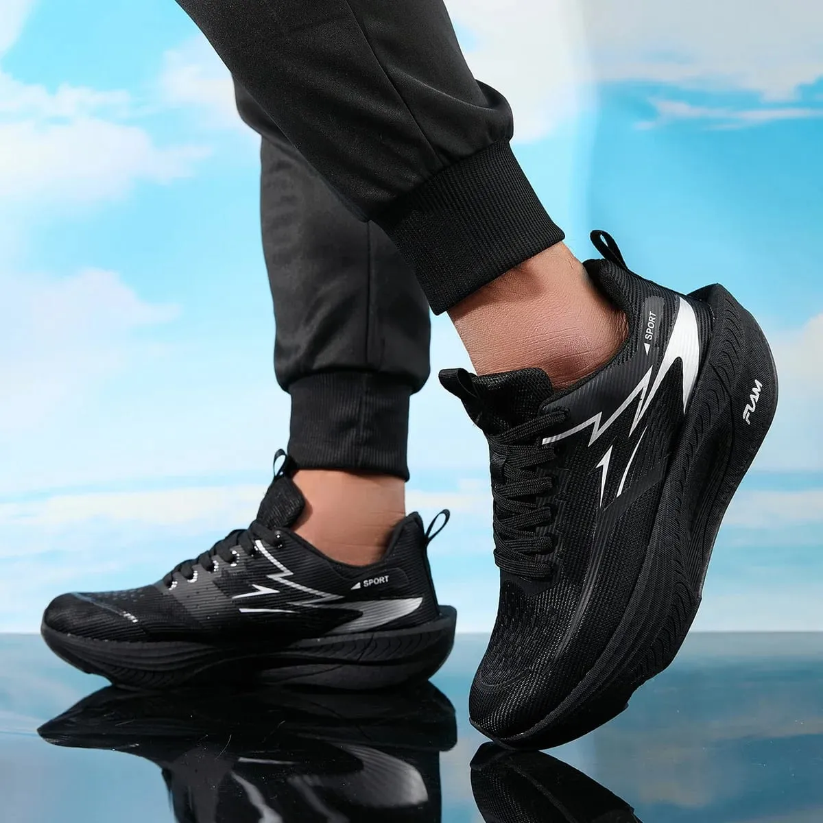 Men Running Shoes Carbon Board Speciality Marathon Sports Breathable Lightweight Women's Comfortable Athletic Nonskid Sneakers