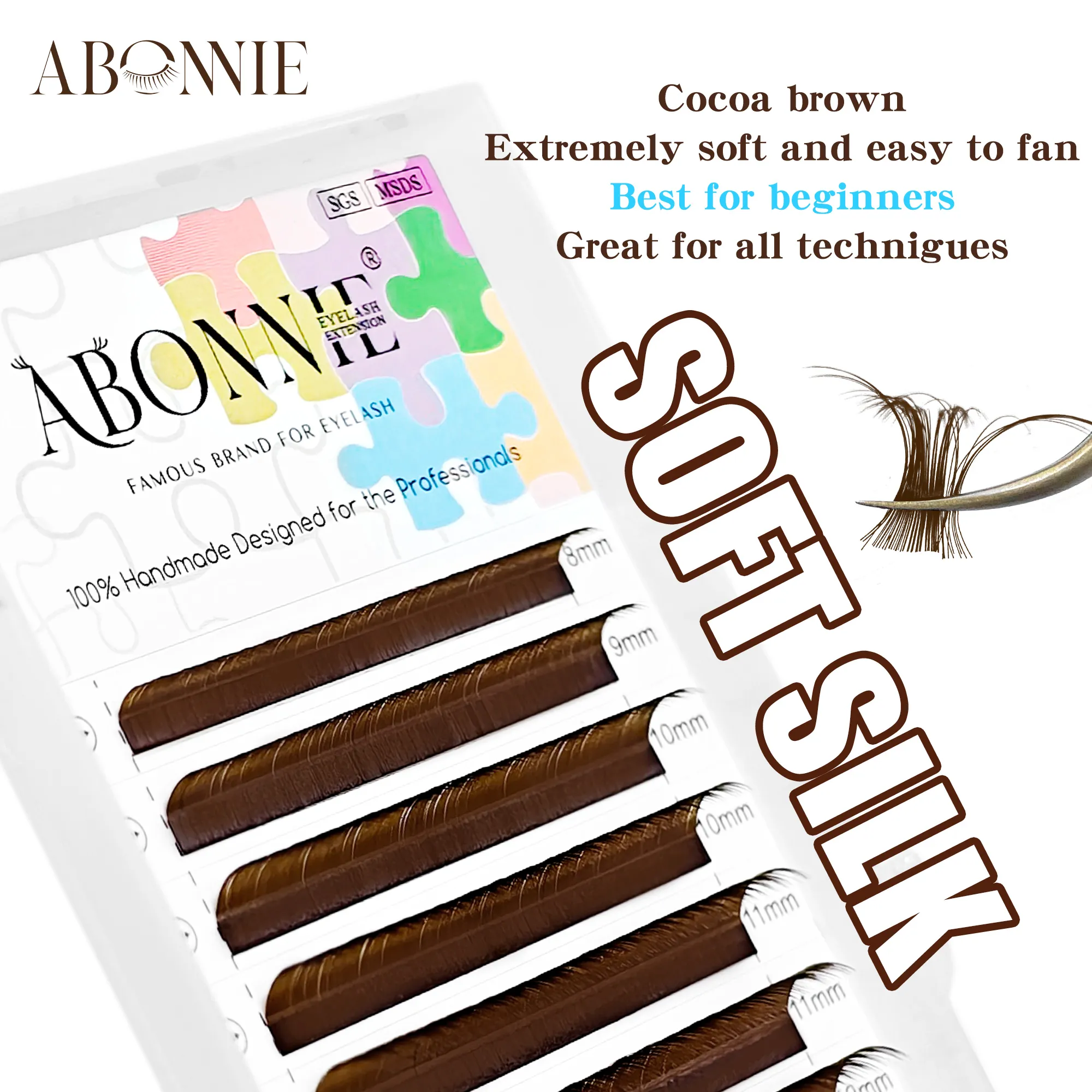 Abonnie LC LB Eyelashes Burgundy Lashes Comic Lash Map Bown Eyelash Extensions Classic Eyelashes Foxy Eye Lashes Cherry Lashes