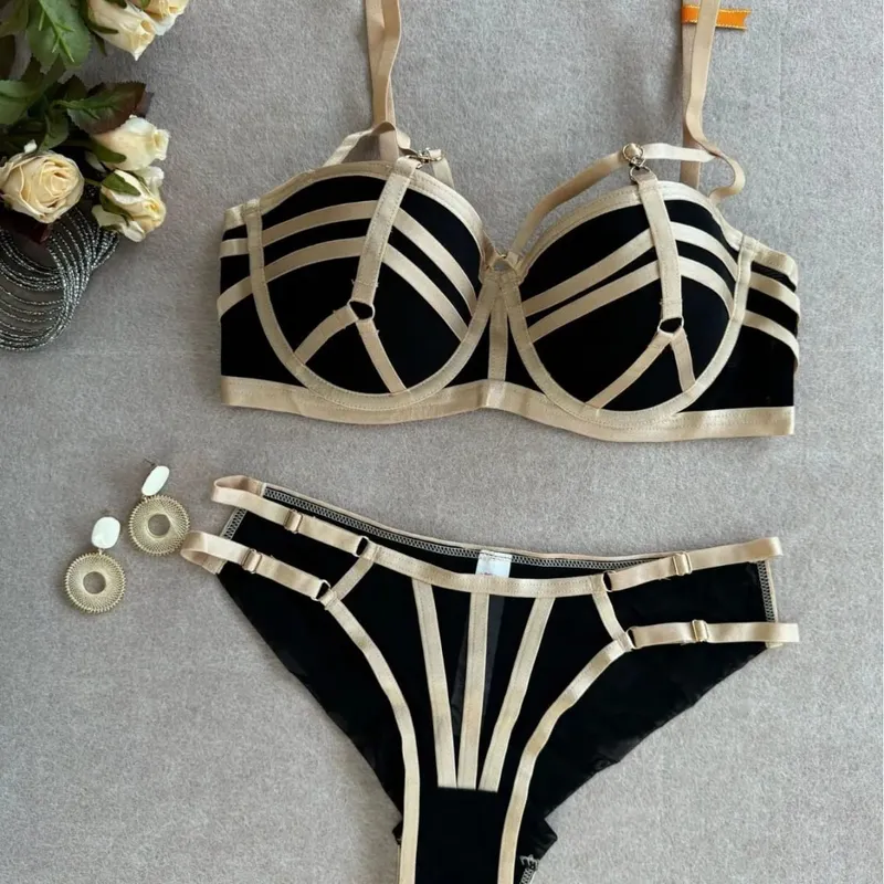 Cute Sweet Pure Desire Bralette Set for Women Wireless Push Up Bra Small Chest Summer Lace Lingerie New Style Free Ship MOYISU