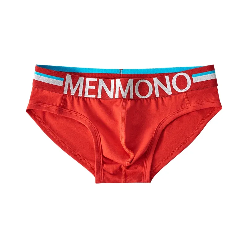 nya herrunderkläder i ren bomull sexiga slimmade modeunderkläder för män Låg midja Sport ungdomskalsonger