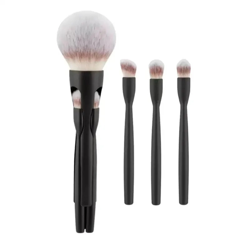 NY Makeup Powder børste med øjenskygge børste børster 4 i 1 alt-i-én magnetisk sammenlåsende pulver Blush Brush Makeup Tools