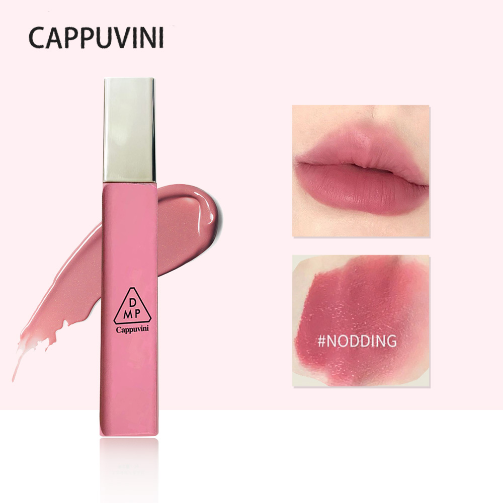 Cappuvini Matte Velvet Lip Glaze, feuchtigkeitsspendender, glatter, langanhaltender Lippenstift, Make-up-Lipgloss